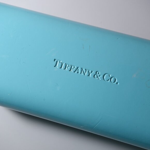 Tiffany & Co. Replacement Turquoise Glasses/Sunglasses Case, Sz 2.5 in x 6.5 in - Picture 4 of 10